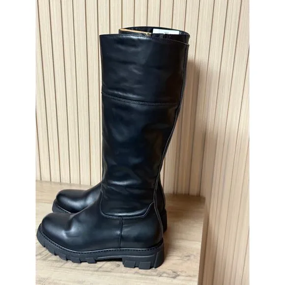 La Canadienne Alabama Waterproof Knee-High Platform Boots Size 9.5M