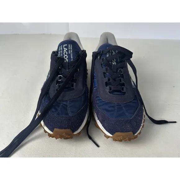 Lacoste Elite Active 224 2 SMA Blue Men's Sneakers Size 10.5