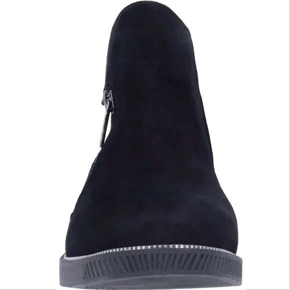 L'Amour des Pieds Jaidly Bootie Ankle Boots Size 10 Black Suede Comfort NEW $279
