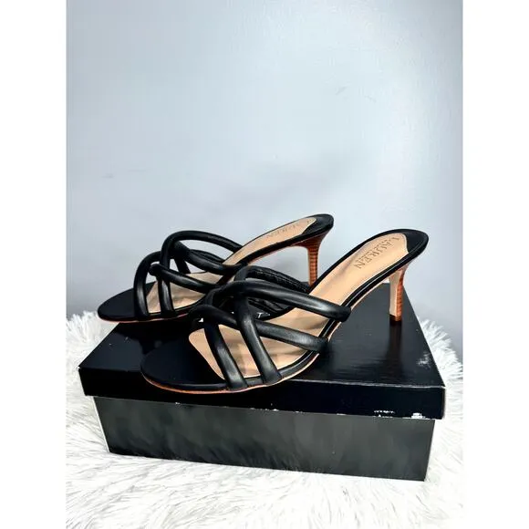 LAUREN RALPH LAUREN Liliana Sandals Black Size 10 NEW