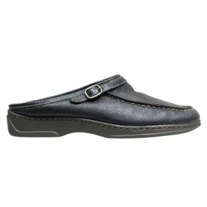 Lauren Ralph Lauren Womens Mule Loafer Clog Pebbled Brown Leather‎ Slip On 6.5-7