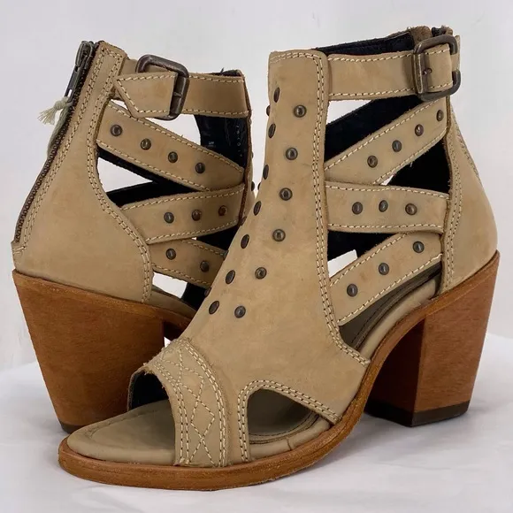 Liberty Black tan cutout sandals