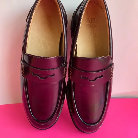 LIKE NEW ABEO Boulevard Loafers Dark Brown Casual Leather Shoes Women's Size 5
