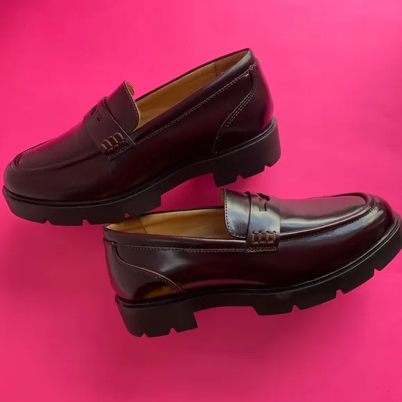 LIKE NEW ABEO Boulevard Loafers Dark Brown Casual Leather Shoes Women's Size 5
