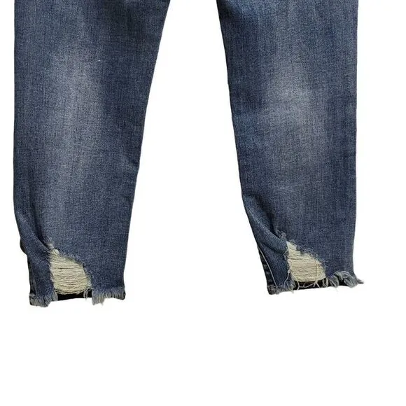 LIVERPOOL - KENNEDY CROP STRAIGHT W/ CUT HEM sz10