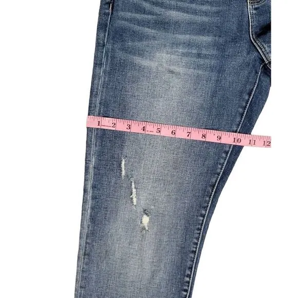 LIVERPOOL - KENNEDY CROP STRAIGHT W/ CUT HEM sz10