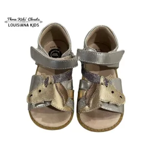 Livie &amp; Luca 8M Metallic Leather Unicorn Sandals