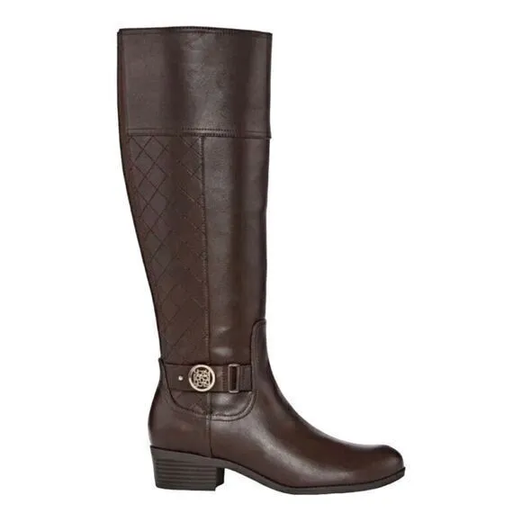 Liz Claiborne Brown Heeled Boots