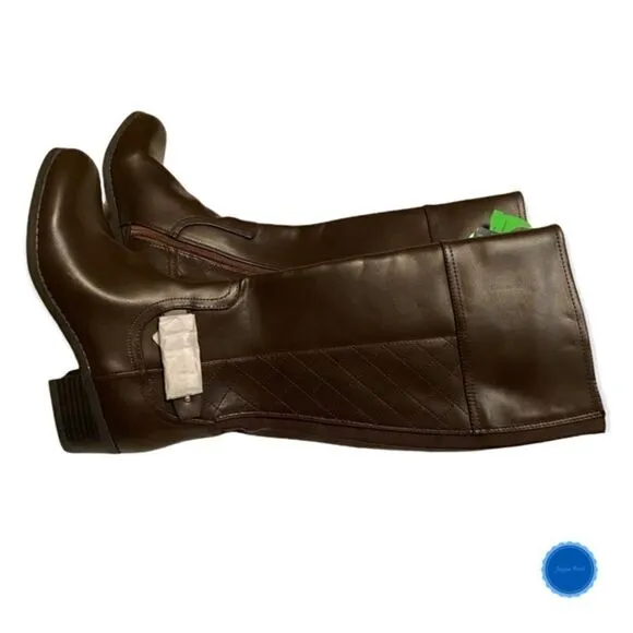 Liz Claiborne Brown Heeled Boots