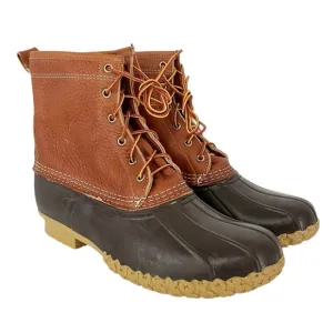 L.L. Bean Bean Duck Boots Men's Size 10M Chamois-Lined Leather Gore-Tex Outdoors