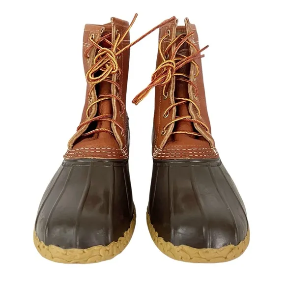 L.L. Bean Bean Duck Boots Men's Size 10M Chamois-Lined Leather Gore-Tex Outdoors