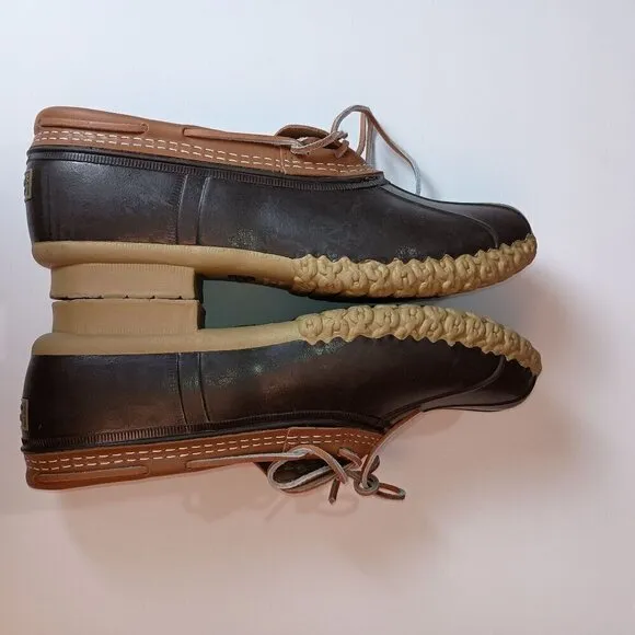 L.L.Bean Men's Bean Boots, Rubber Moc , Nautical,  Like New Condition,…