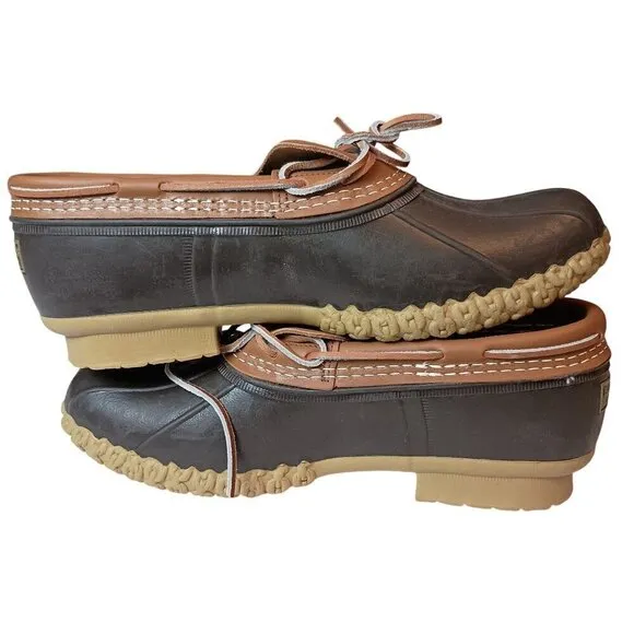 L.L.Bean Men's Bean Boots, Rubber Moc , Nautical,  Like New Condition,…