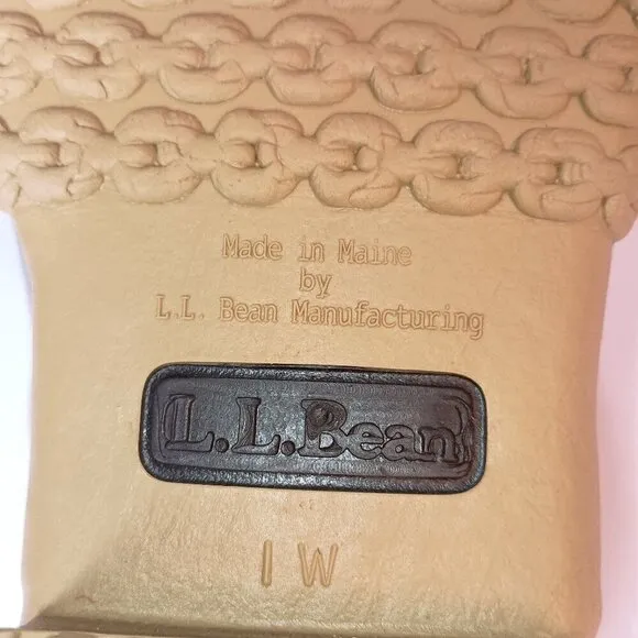 L.L.Bean Men's Bean Boots, Rubber Moc , Nautical,  Like New Condition,…