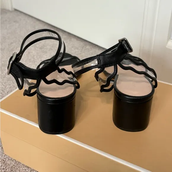 Loeffler Randall Emi City Sandals Block Heel Sandal in BlackSize 7