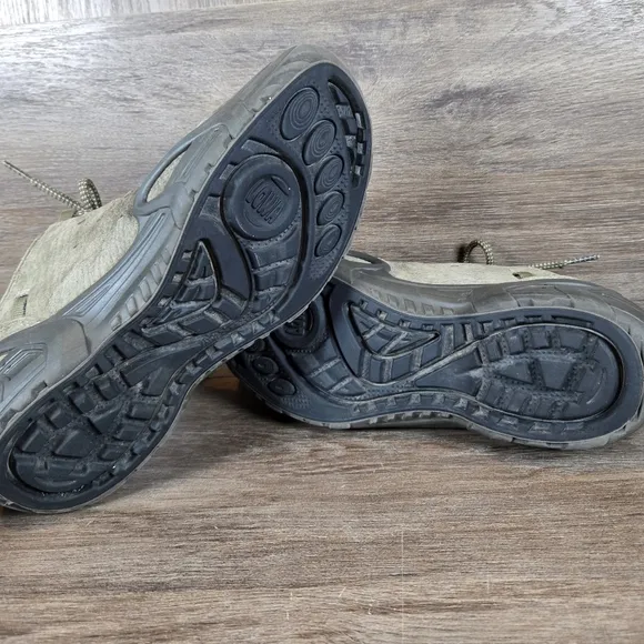 Lowa Elba Gtx Low Suede Leather Hiking Trail Shoes Sneakers Green Womens Sz 7.5