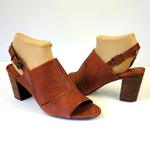Lucky Brand Jorelie Sandals Plum Brown Size 9.5