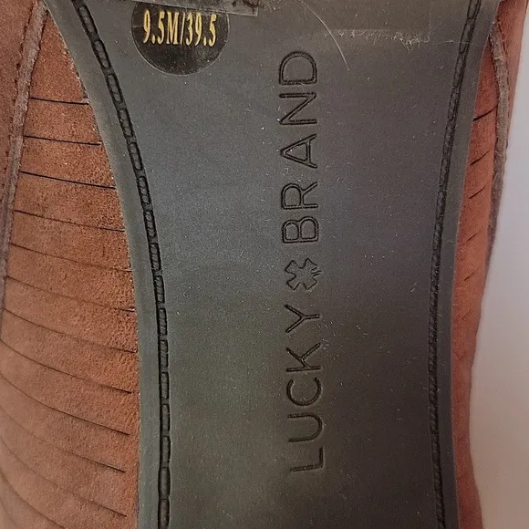 Lucky Brand Jorelie Sandals Plum Brown Size 9.5