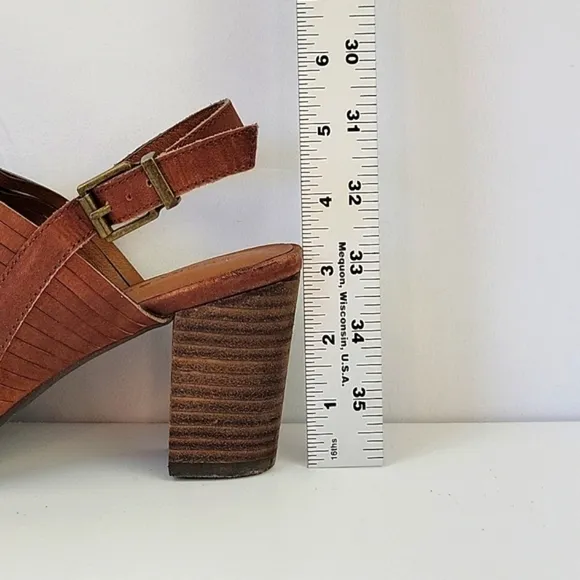 Lucky Brand Jorelie Sandals Plum Brown Size 9.5