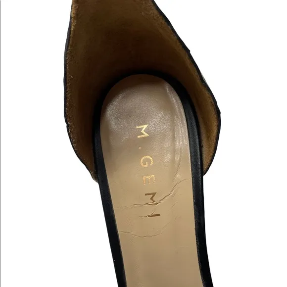 M. Gemi | Leather Ankle Strap Platform Sandal