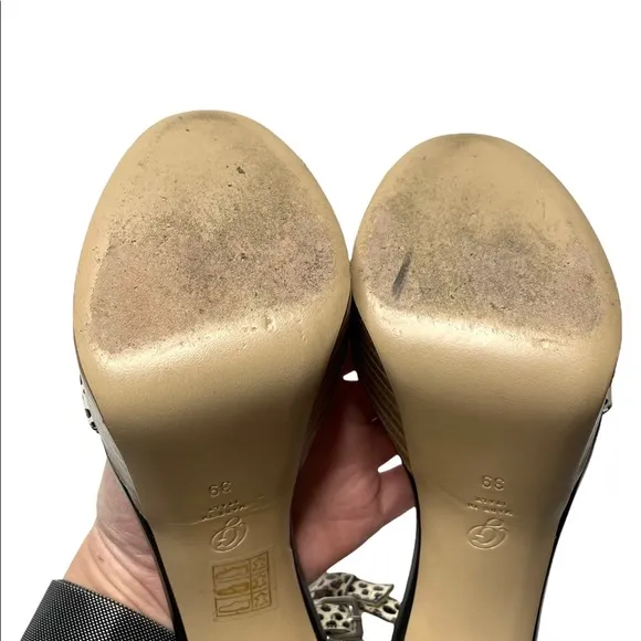 M. Gemi | Leather Ankle Strap Platform Sandal