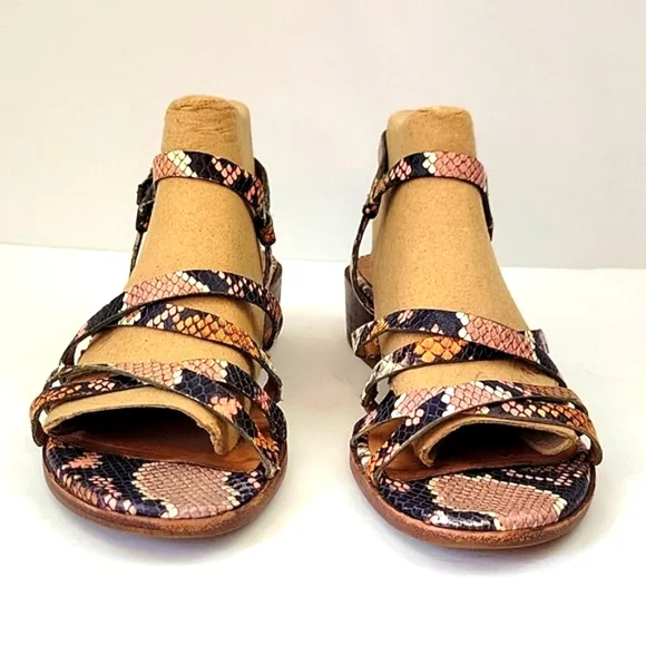 Madewell Lori Snakeskin Embossed Sandal Size 9