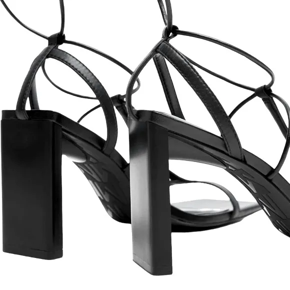 MANGO Heel Strips Sandals