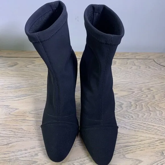 MARION PARKE $695 Women's EU36 Black Stockings Pull Up Ankle Booties US Size‎ 6