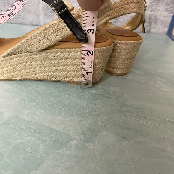 Matt Bernson platform sandals with black gingham 8