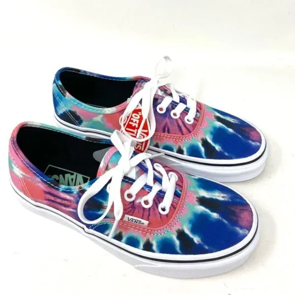 💖MEGA SALE💖 VANS Authentic Tie Dye ECD Rave Electro  Women's VN0A38EMVK shoes