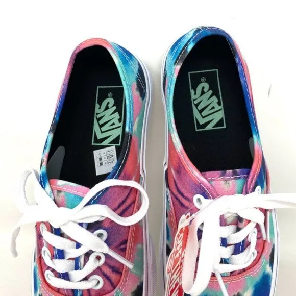 💖MEGA SALE💖 VANS Authentic Tie Dye ECD Rave Electro  Women's VN0A38EMVK shoes
