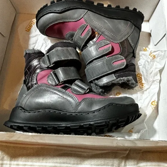 MEMO DAVOS Orthopedic Winter Boots for Girls - Size 1.5 Youth - NEW