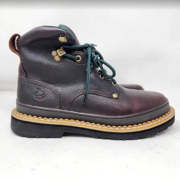 Men's 8.5 Georgia Boot 6&quot; Georgia Giant work boots in brown leather G6274