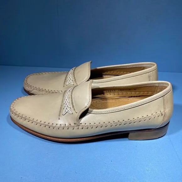 Men's Florsheim Caesar Loafers Dress Shoes Sz 9 D Leather Slip On 12011