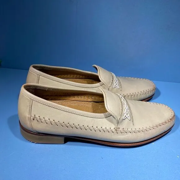 Men's Florsheim Caesar Loafers Dress Shoes Sz 9 D Leather Slip On 12011