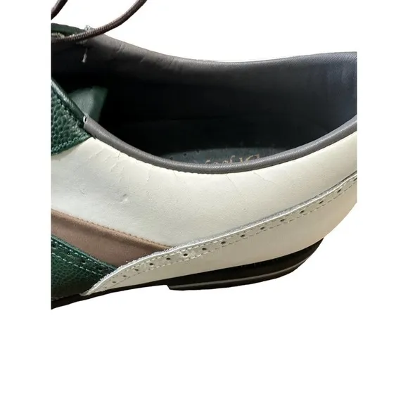 Men’s FootJoy DryJoy saddle Oxford golf shoes size 10.5M