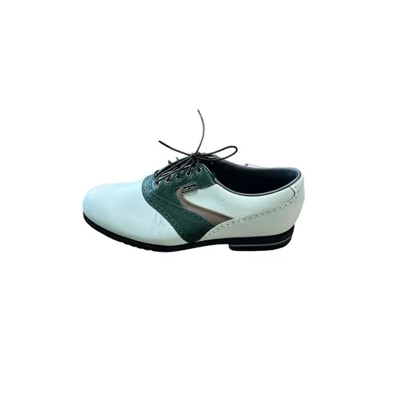 Men’s FootJoy DryJoy saddle Oxford golf shoes size 10.5M