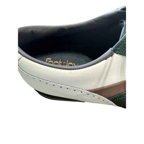 Men’s FootJoy DryJoy saddle Oxford golf shoes size 10.5M