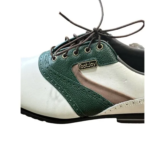 Men’s FootJoy DryJoy saddle Oxford golf shoes size 10.5M