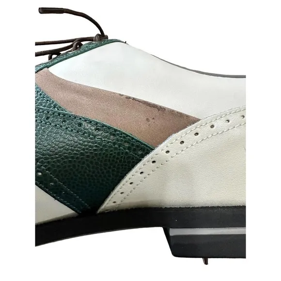 Men’s FootJoy DryJoy saddle Oxford golf shoes size 10.5M