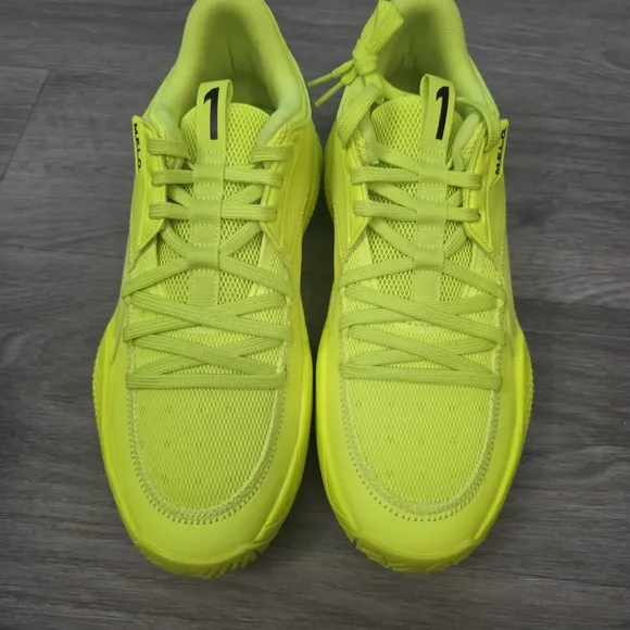 Men's Puma Court Rider 1 LaMelo Ball Basketball Shoes Yellow 376512‑01 Size 9.5