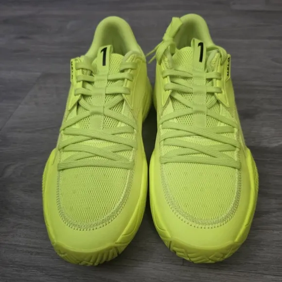 Men's Puma Court Rider 1 LaMelo Ball Basketball Shoes Yellow 376512‑01 Size 9.5