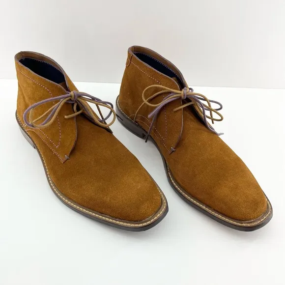 Men's Ted Baker Torsdi 4 Brown Suede Chukka Boots Men’s 8.5