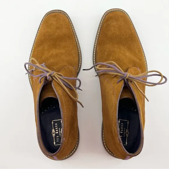 Men's Ted Baker Torsdi 4 Brown Suede Chukka Boots Men’s 8.5