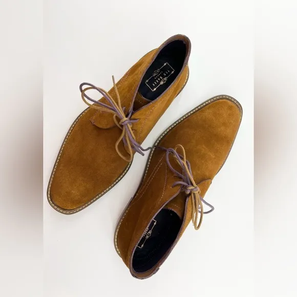 Men's Ted Baker Torsdi 4 Brown Suede Chukka Boots Men’s 8.5