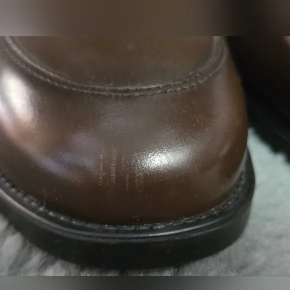 Mephisto Carlo Lace Up Brown Leather Shoes Sz 9 1/2 Brown