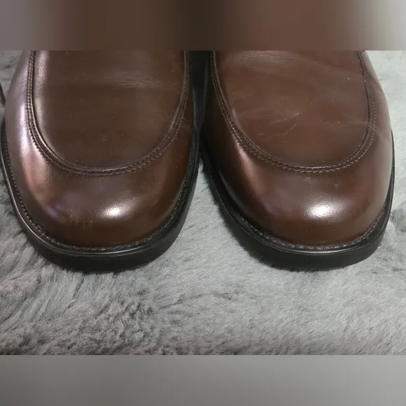 Mephisto Carlo Lace Up Brown Leather Shoes Sz 9 1/2 Brown