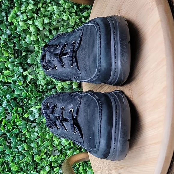 Mephisto City Hiker Nubuck Air Jet Mock Toe Comfort Walking Shoes Black Sz 6.5