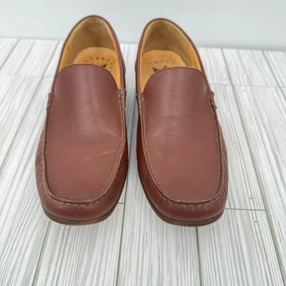 Mephisto Cool Air brown leather slip on loafers shoes men's size 7
