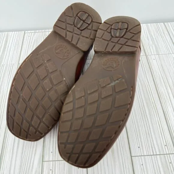 Mephisto Cool Air brown leather slip on loafers shoes men's size 7